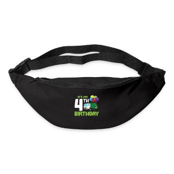 It's My 4th Birthday Garbage Truck 4th Birthday - Bum bag - black - Front