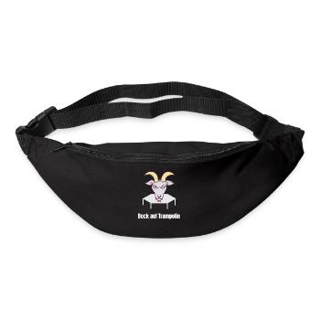 Bock Auf Trampolin - Fitness Workout Athlete Jump - Gürteltasche - Schwarz - Vorne
