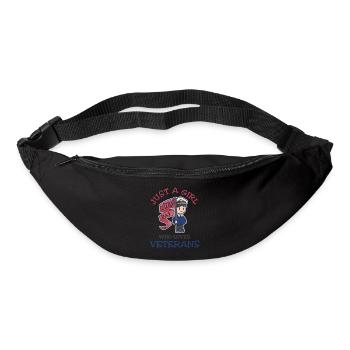 Just A Girl Who Loves Veterans Day - Bum bag - black - Front