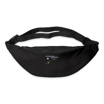 Angler Geschenkidee Hobby Angeln - Gürteltasche - Schwarz - Vorne