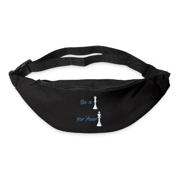 Be A Queen For Your King - Chess Couple - Bum bag - black - Front