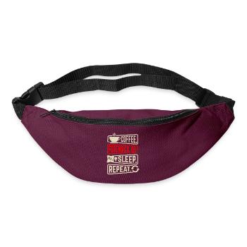 Forensic evidence - Kripo Polizei Forensics - Bum bag - burgundy - Front