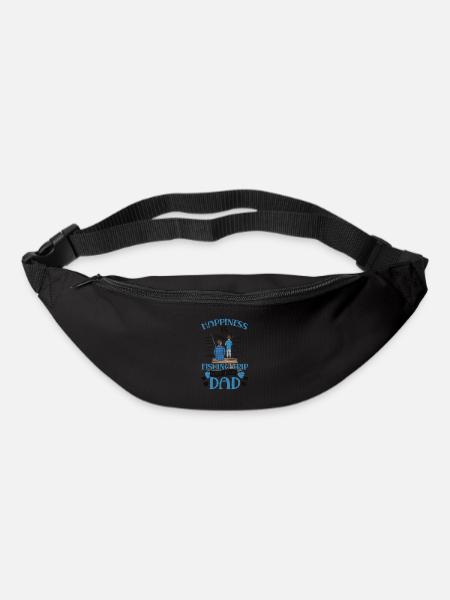 Glück Ist Angelausflug Fisher Fish Fisherman - Gürteltasche - Schwarz