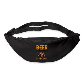 Beer Tastes Better At The Lake 2 - Gürteltasche - Schwarz - Vorne
