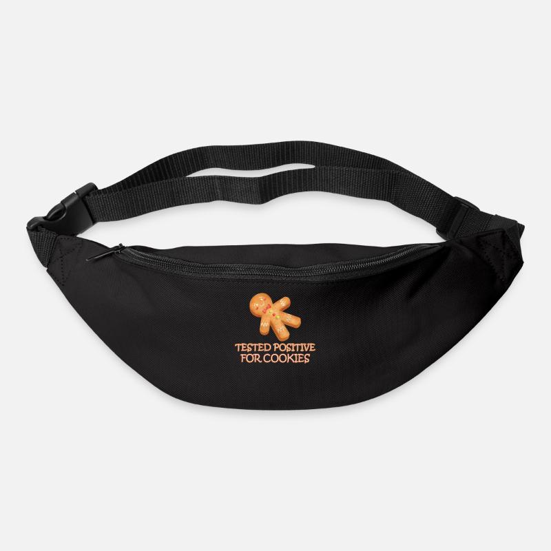 Positiv Auf Plätzchen-Koch-Chef-Weihnachten - Gürteltasche - Schwarz