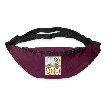 BIRTHDAY YEAR 1990 - Bum bag - burgundy - Front