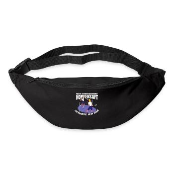 Badminton Spieler Geschenkidee Design - Gürteltasche - Schwarz - Vorne