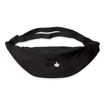 44 Geburtstag - Gürteltasche - Schwarz - Vorne