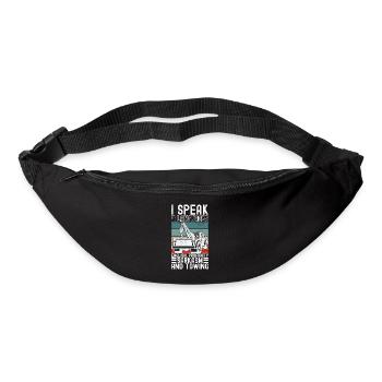 Service de remorquage de dépanneuse - Sac banane - noir - Devant