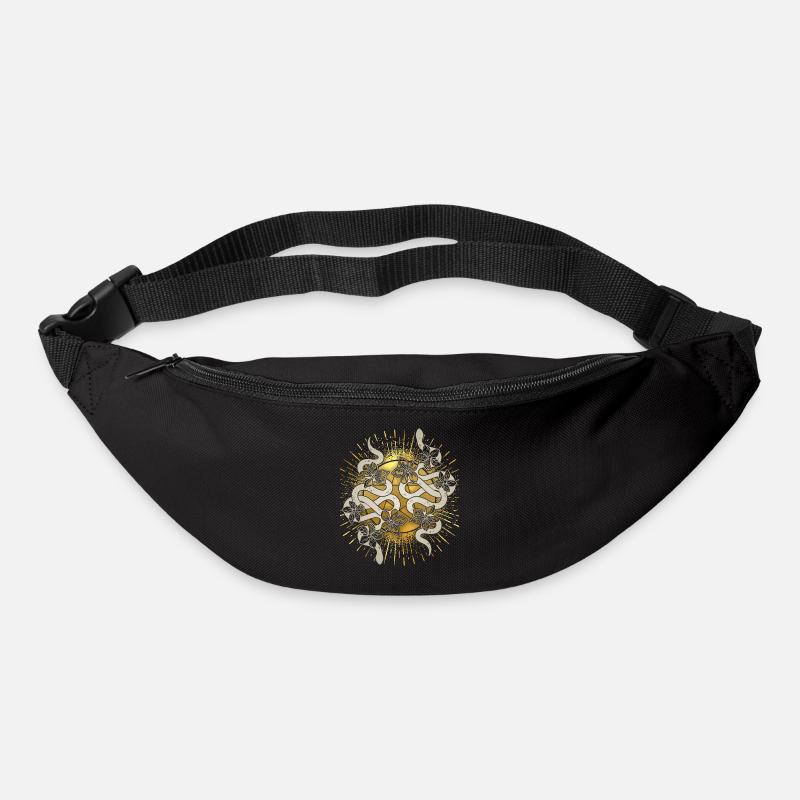 Snake, Celestial Snakes, Tarot Snakes - Bum bag - black