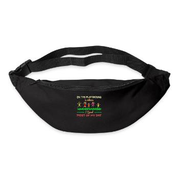 Enseignante au primaire Éducatrice de maternelle - Sac banane - noir - Devant