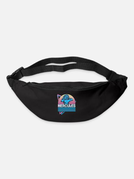 Hercule Mythologie Grecque Antique Rétro - Sac banane - noir