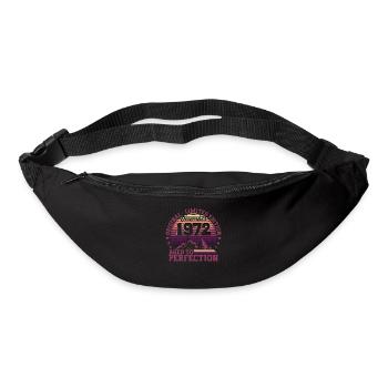 Cadeau original du 50e anniversaire de décembre 1972 - Sac banane - noir - Devant