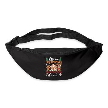 Official Gingerbread House Construction Crew - Bum bag - black - Front