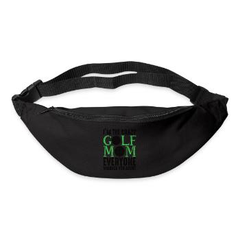 Golfspieler Golfer Golfschläger Golfen Golf Mutter - Gürteltasche - Schwarz - Vorne