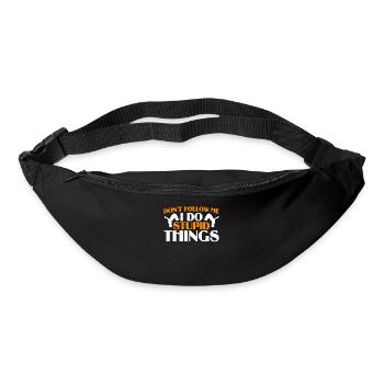 Parkour Gift Freerunning Parkour Runner - Bum bag - black - Front