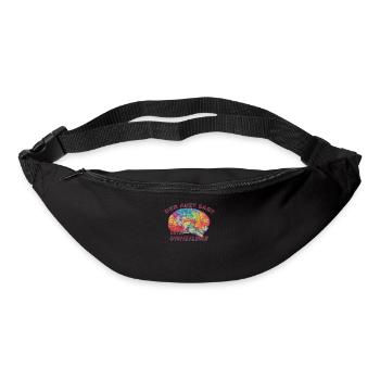 Badminton Geschenkidee Sport Design - Gürteltasche - Schwarz - Vorne