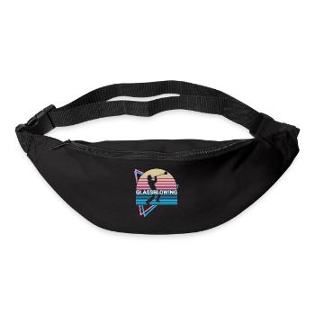 Soufflage de verre Rétro Souffleurs de verre - Sac banane - noir - Devant