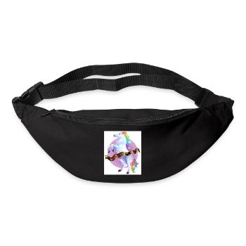 als Einhörner die Erde beherrschten - Gürteltasche - Schwarz - Vorne