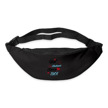 Meilleur mari depuis 1901 mariage - Sac banane - noir - Devant