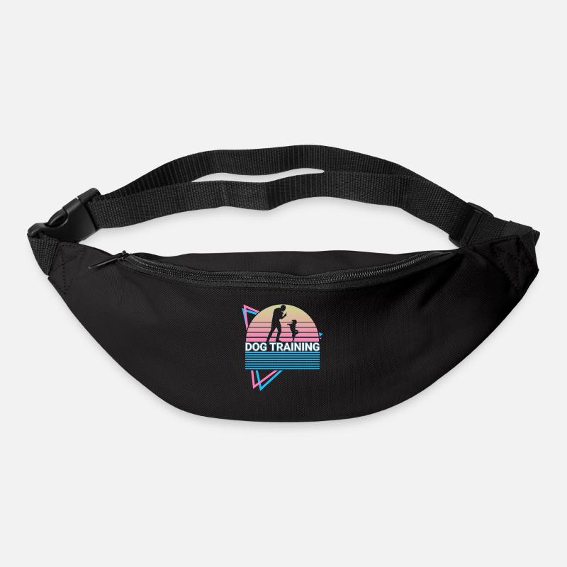 Hundetraining Retro Trainer - Gürteltasche - Schwarz