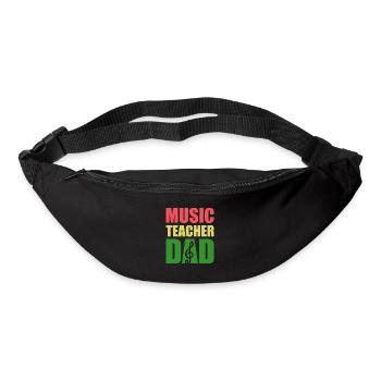 Professeur de musique Professeur de musique Professeur de musique - Sac banane - noir - Devant