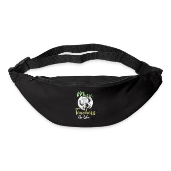 Musiklehrer Musik Lehrer Lustig - Gürteltasche - Schwarz - Vorne