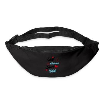 Bester Ehemann seit 1996 Hochzeit - Gürteltasche - Schwarz - Vorne