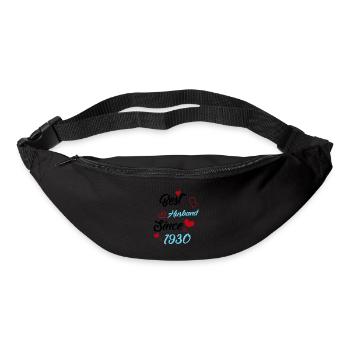 Best Husband Since 1930 Wedding - Bum bag - black - Front