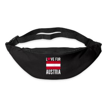 Österreich Souvenir - Gürteltasche - Schwarz - Vorne