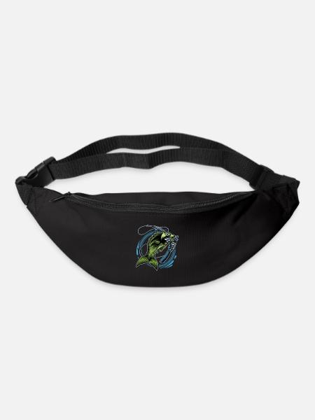 Angeln - Gürteltasche - Schwarz