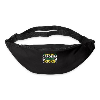 Capoeira Cadeau Brésil Arts Martiaux Capoeira - Sac banane - noir - Devant