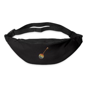 Chemises Banjo Pour Hommes Bluegrass Appalachia Folk - Sac banane - noir - Devant