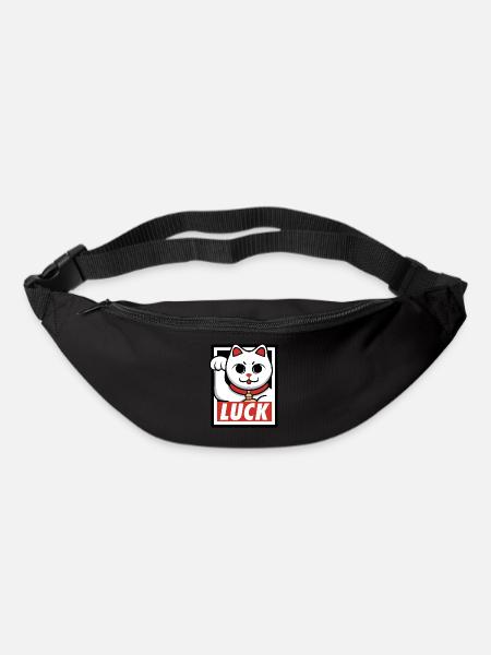 Luck Cat - Bum bag - black
