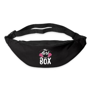 Boxing Girl Can Box Cool Girl Boxing Gift - Gürteltasche - Schwarz - Vorne