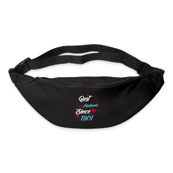 Meilleur mari depuis 1901 mariage - Sac banane - noir - Devant