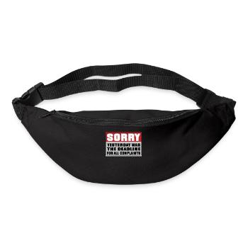 Sorry yesterday was the deadline for everyone - Bum bag - black - Front
