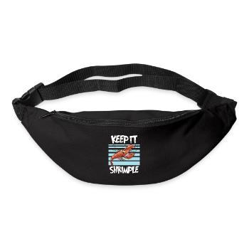 Prawns Seafood Favorite Food - Bum bag - black - Front