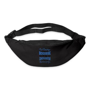 compliqué d'être un Bogosse et un Conchyliculteur - Sac banane - noir - Devant