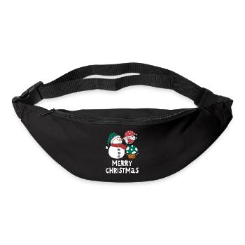 Joyeux Noël Drôle de Chemise de Noël - Sac banane - noir - Devant