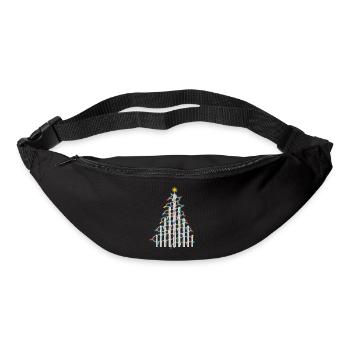 Christmas Tree Craftsman Drill Construction Worker DIY - Bum bag - black - Front