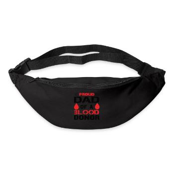 Don de sang Don de sang Don de sang Père Fils - Sac banane - noir - Devant