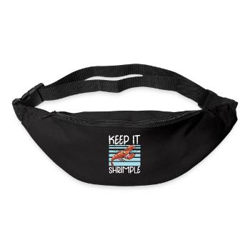 Prawns Seafood Favorite Food - Bum bag - black - Front