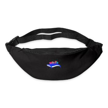 Surreal Whale Mushrooms Space Blue Whale - Bum bag - black - Front