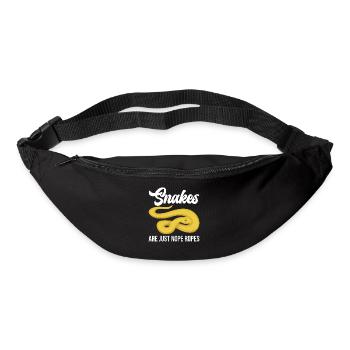 Les drôles de serpents ne sont que des bibelots - Sac banane - noir - Devant