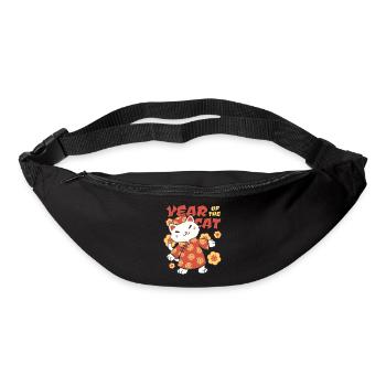 Vietnamesisches Neujahr Katze 2023 I Geschenk - Gürteltasche - Schwarz - Vorne