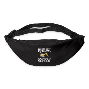 Excavator Driver Excavator School - Bum bag - black - Front