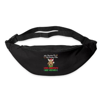 Oh Christmas Tree Your Ornaments Are History - Bum bag - black - Front