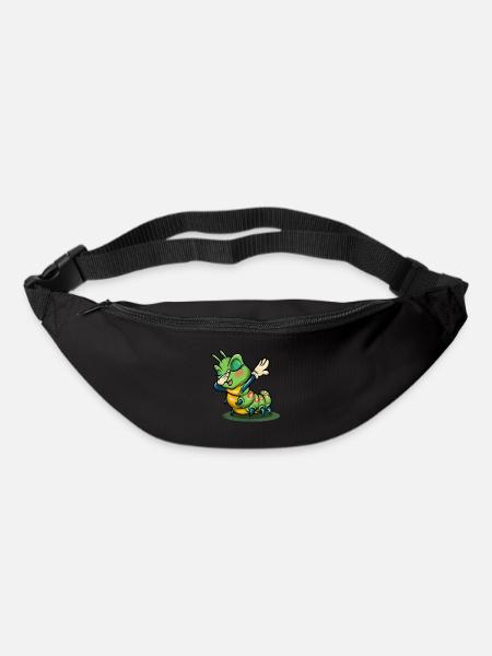 Chenille - Sac banane - noir