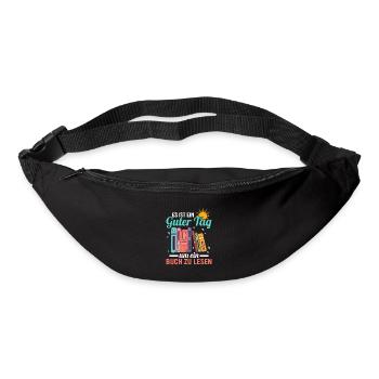 Es ist ein guter Tag, um ein Buch zu lesen Literat - Gürteltasche - Schwarz - Vorne